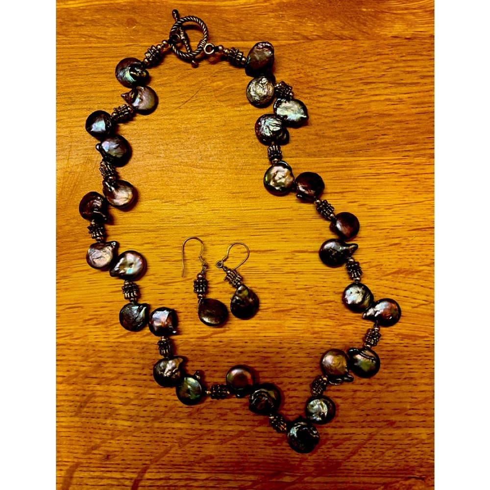 Freshwater Pearl Choker and earring set